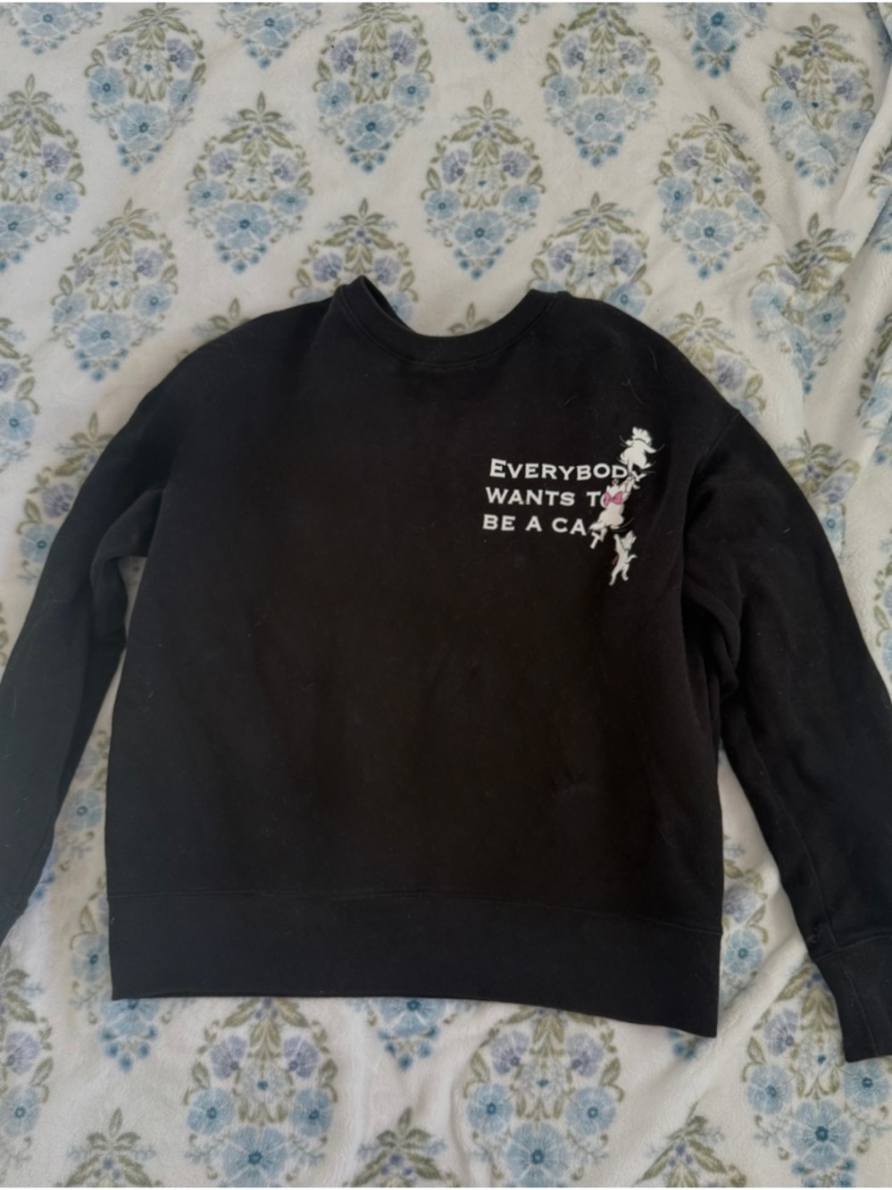 Disney Black and White Graphic Crewneck